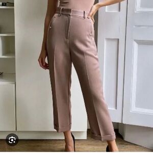 Aritzia Babaton Club Cuffed Pants in GRAY